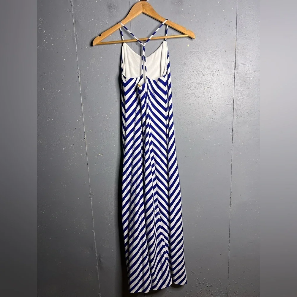 Polo by Ralph Lauren NWT Blue Label Girl’s Chevron Stripe Maxi Dress. Sz 12/14